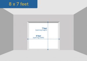 What Are Standard Garage Door Sizes, Average Width Of One Car Garage Door